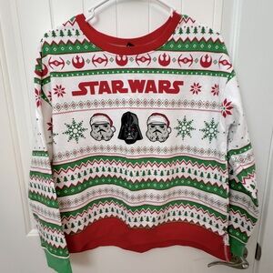 Unisex Star Wars Christmas sweater. Size large. Star Wars Christmas.